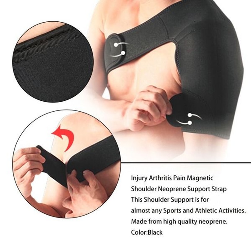 Shoulder Brace Support For Torn Rotator Cuff Relief Compression Sleeve For Joint AC Pain Comfortabl 7