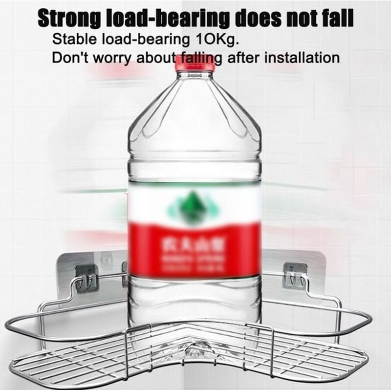 Bathroom Corner Shower Caddy Shelf Organizer Triangular Rack For Bath Storage Stylish Bathroom Stor 1