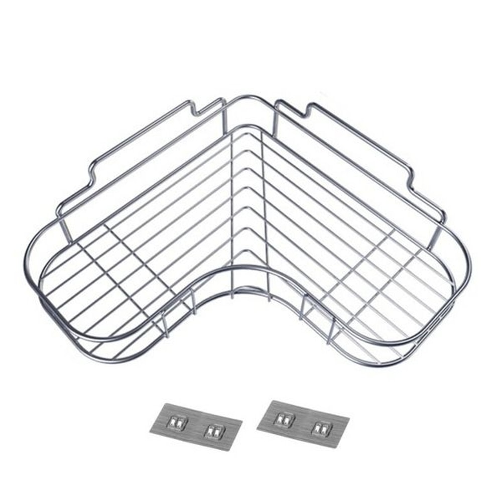 Bathroom Corner Shower Caddy Shelf Organizer Triangular Rack For Bath Storage Stylish Bathroom Stor 2