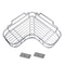 Bathroom Corner Shower Caddy Shelf Organizer Triangular Rack For Bath Storage Stylish Bathroom Stor 2