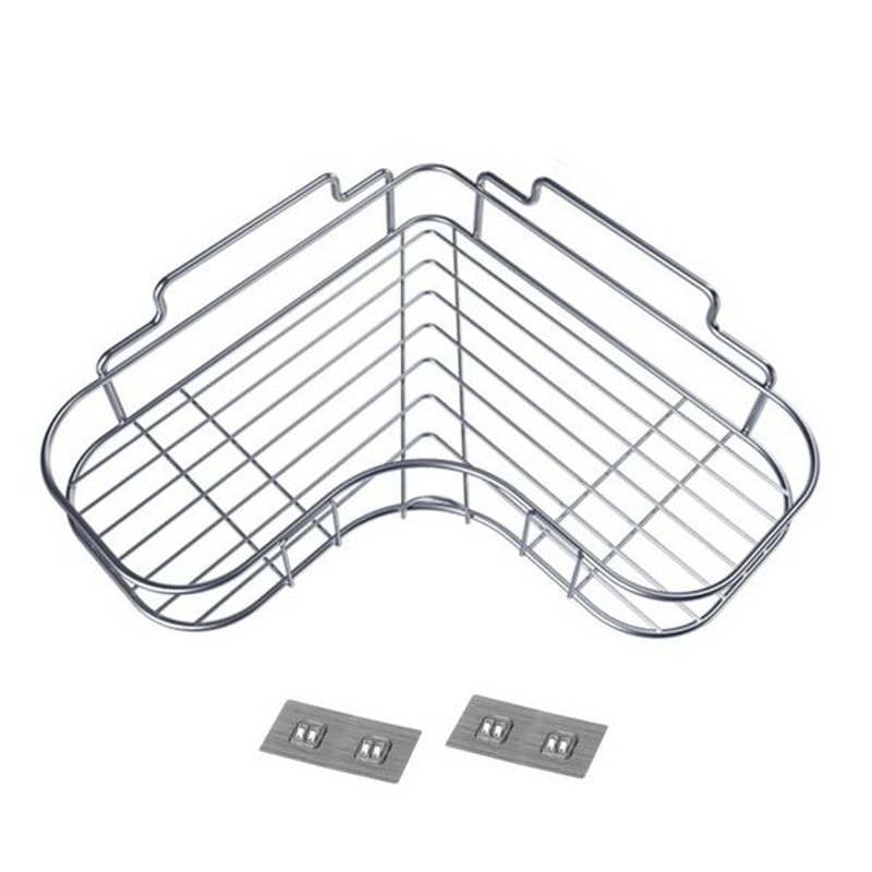 Bathroom Corner Shower Caddy Shelf Organizer Triangular Rack For Bath Storage Stylish Bathroom Stor 2