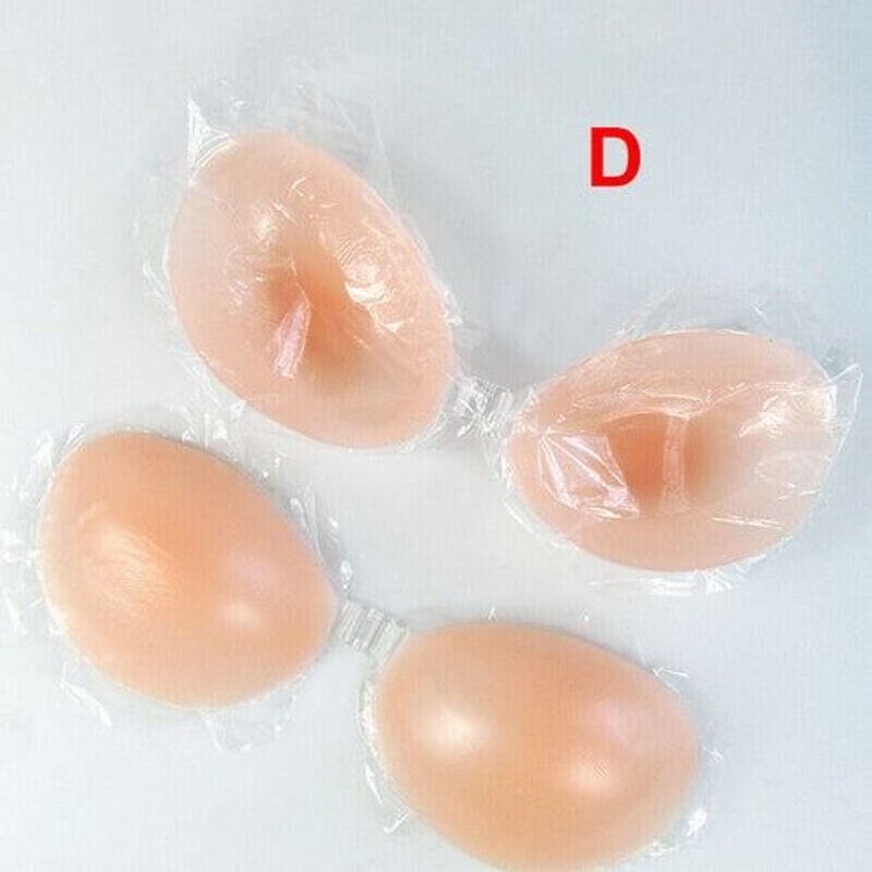 Invisible Silicone SelfAdhesive Push Up Bra Strapless Backless Gel Bra For Comfortable Seamless Sup 4