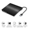 External Slim CD DVD RW Drive USB Writer Burner Black For Laptop PC 8