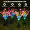 LED Solar Garden Lights Waterproof Flower Stake Lamp For Outdoor Yard Patio Garden Decor Perfect F 8