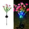LED Solar Garden Lights Waterproof Flower Stake Lamp For Outdoor Yard Patio Garden Decor Perfect F 0