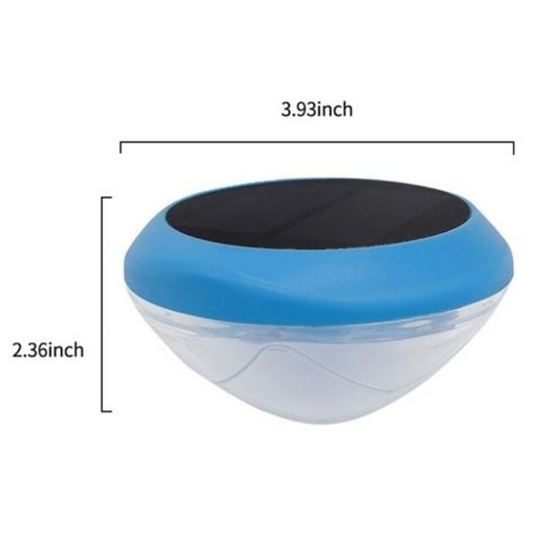 Waterproof Solar LED RGB Light Floating Pool Lamps For Garden Pond Swimming Pool ColorChanging Out 15