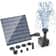 Floating Water Pump Solar Power Fountain Submersible For Bird Bath Garden Pool And Pond Efficient 2