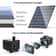 Floating Water Pump Solar Power Fountain Submersible For Bird Bath Garden Pool And Pond Efficient 3