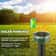 Solar Power Animal Repeller Ultrasonic Mole Pest Mice Rodent Outdoor LED SolarPowered Safe For Chil