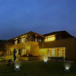 solar power animal repeller, ultrasonic, mole pest, mice, rodent, outdoor led, solar-powered, safe for children & pets