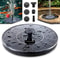Solar Power Bird Bath Fountain Pump EcoFriendly Solar Fountain With Nozzles For Birds Ponds Gardens 0