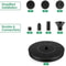 Solar Power Bird Bath Fountain Pump EcoFriendly Solar Fountain With Nozzles For Birds Ponds Gardens 9