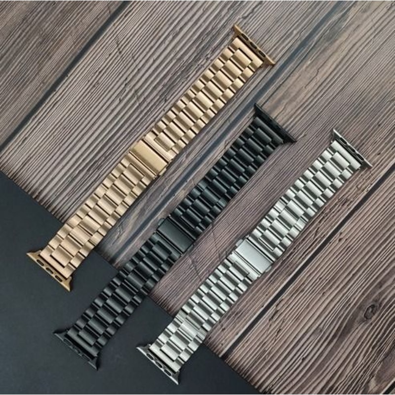 Watch Stainless Steel IWatch Band With Protective TPU Case 0