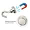 Magnetic Hook Strong Clamping Magnet Hooks Heavy Duty AntiRust Coating Versatile Hanger For Home 7