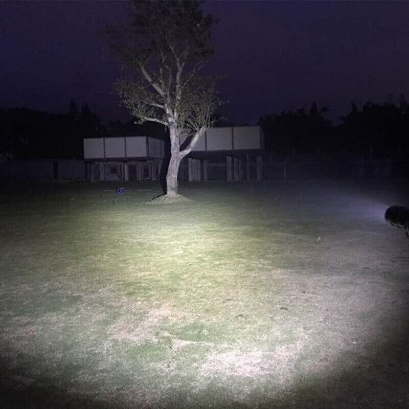 Super Bright LED Tactical Flashlight Zoomable Beam Control Rechargeable Battery Camping Search Ligh 6