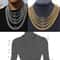 Womens Mens Necklace Stainless Steel Gold Silver Cuban Curb Chain Strong Link 8