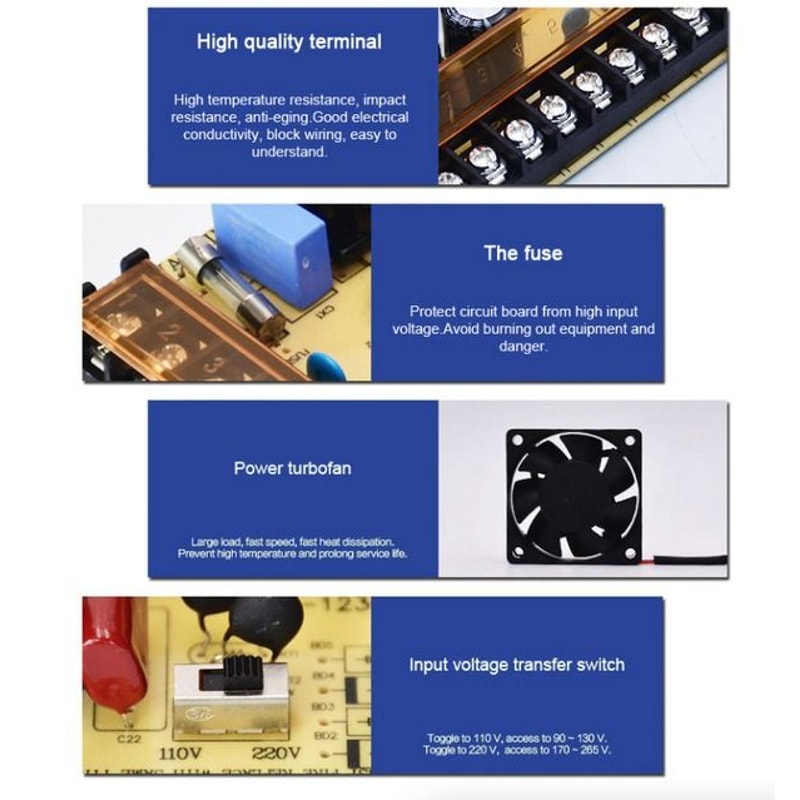 Transformer AC Switch Power Supply Adapter For LED Strip Power Use 1