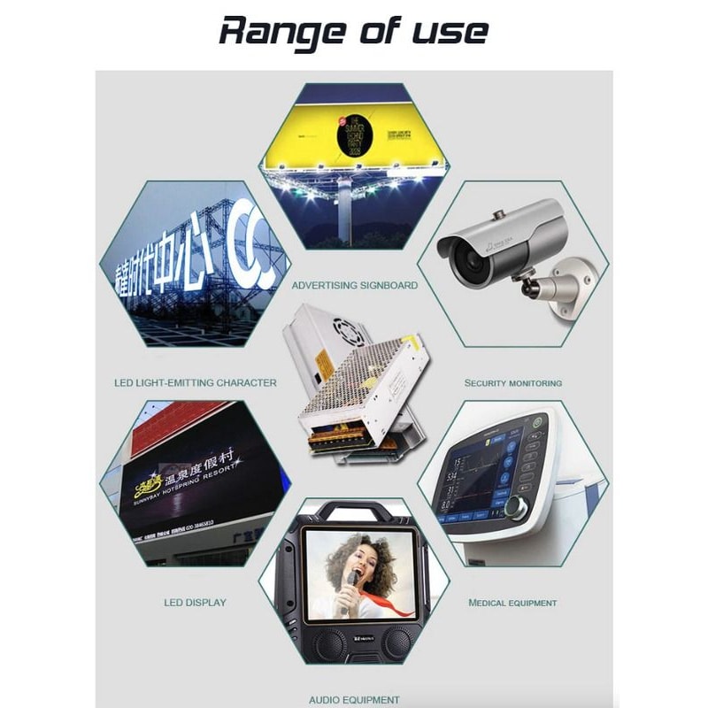 Transformer AC Switch Power Supply Adapter For LED Strip Power Use 8