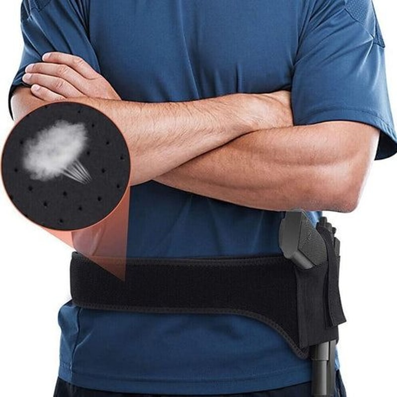 Tactical Concealed Carry Holster Pouch Shoulder Waist Pistol Hand Gun Holder With Adjustable Secure 3