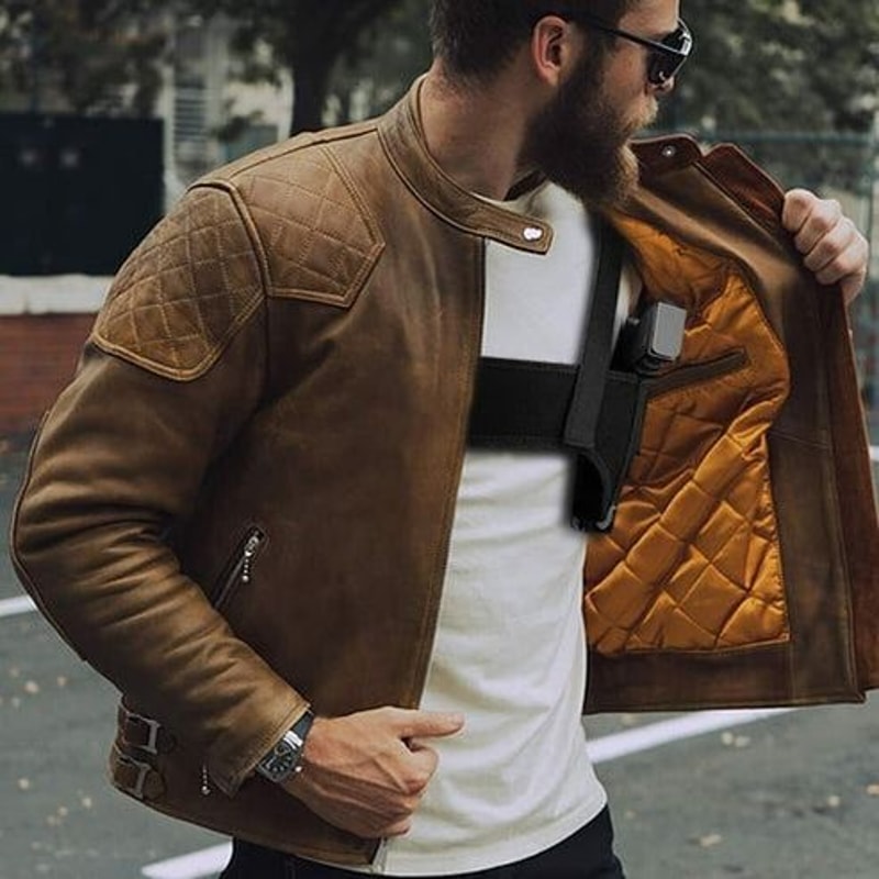 Tactical Concealed Carry Holster Pouch Shoulder Waist Pistol Hand Gun Holder With Adjustable Secure 1