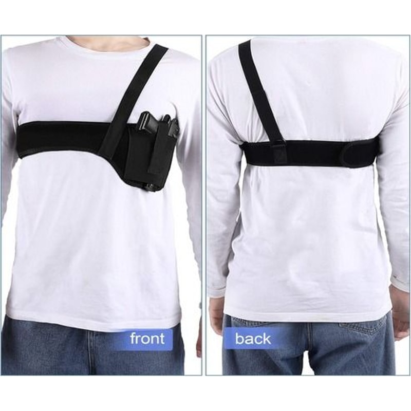 Tactical Concealed Carry Holster Pouch Shoulder Waist Pistol Hand Gun Holder With Adjustable Secure 14