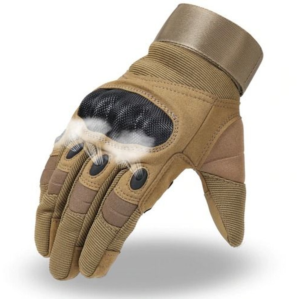 Full Finger Tactical Motorcycle Gloves Gloves Motorbike Riding Racing Mittens With Touch Screen Gri