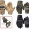 Full Finger Tactical Motorcycle Gloves Gloves Motorbike Riding Racing Mittens With Touch Screen Gri