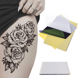 professional tattoo transfer paper sheets, stencil carbon thermal tracing hectograph supplies for tattoo design