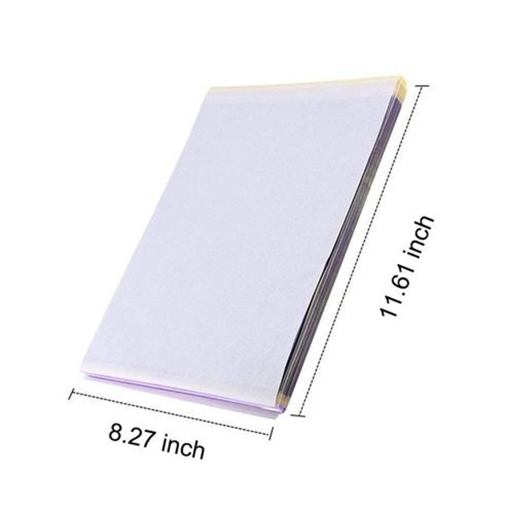 Professional Tattoo Transfer Paper Sheets Stencil Carbon Thermal Tracing Hectograph Supplies For Ta 4