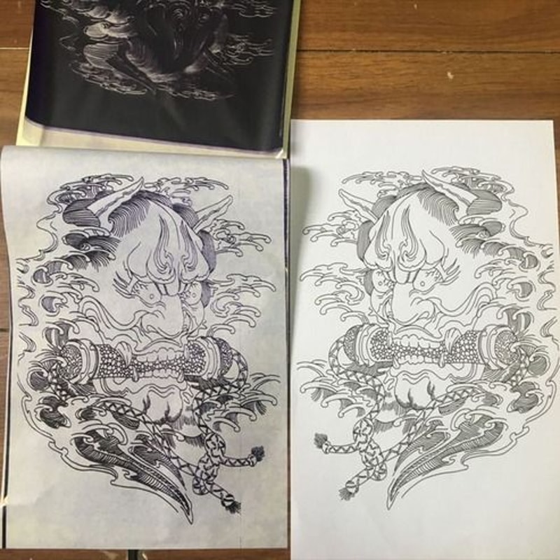 Professional Tattoo Transfer Paper Sheets Stencil Carbon Thermal Tracing Hectograph Supplies For Ta 14