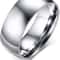 Polished Plain Tungsten Carbide Silver Wedding Band Ring For Men And Women 9