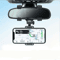 Universal 360 Rotation Car Rear View Mirror Mount Stand GPS Cell Phone Holder For Safe Navigation 4