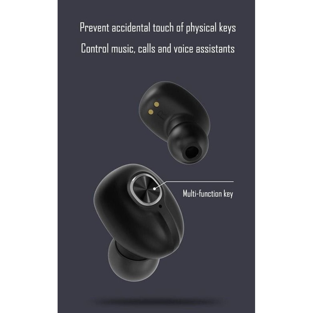 Waterproof Bluetooth TWS Earbuds Headset Noise Cancelling Wireless Stereo Earphones For Sports 11