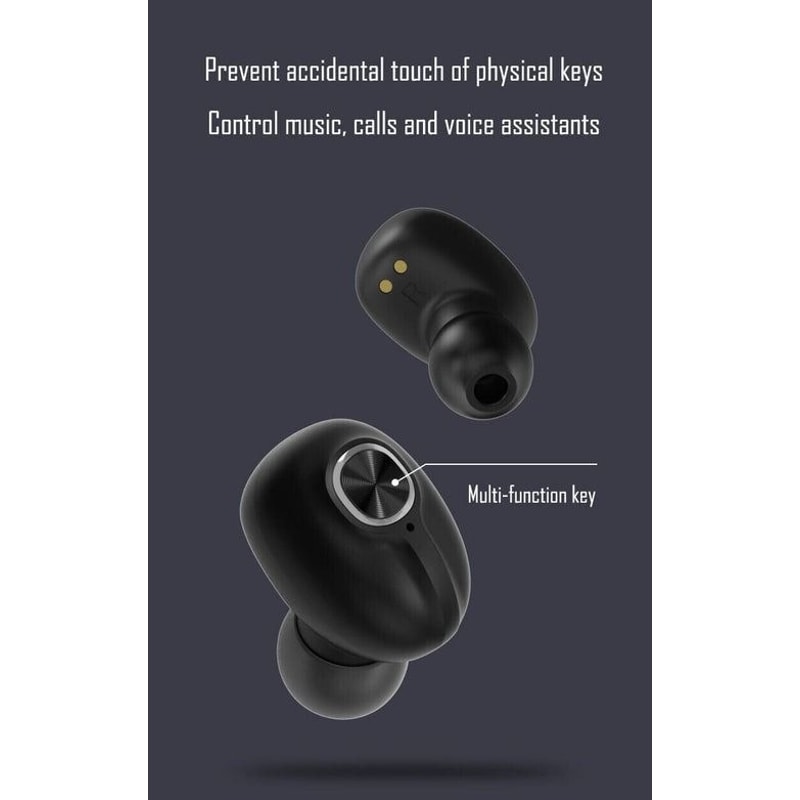 Waterproof Bluetooth TWS Earbuds Headset Noise Cancelling Wireless Stereo Earphones For Sports 11
