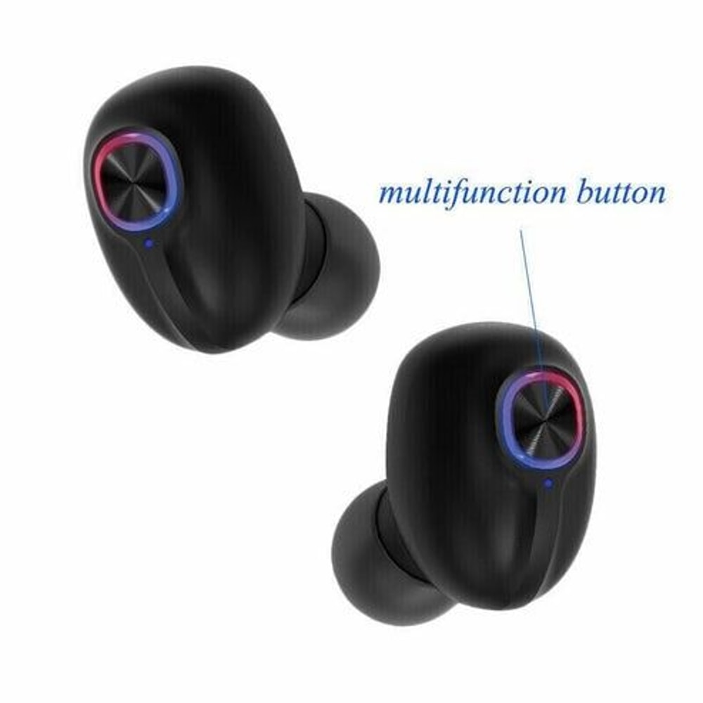 Waterproof Bluetooth TWS Earbuds Headset Noise Cancelling Wireless Stereo Earphones For Sports 8