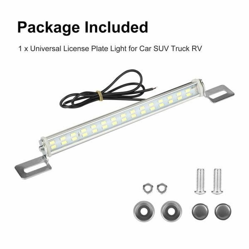 Universal License Plate LED Back Up Light For Car SUV Truck RV Super White Reverse Light Bright Rea 5