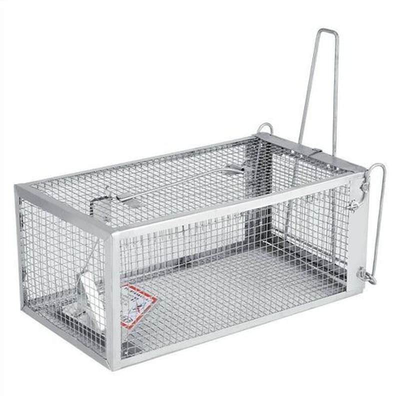 Live Catch Cage Mouse Trap Rat Trap Rodent Trap Easy To Set Up And Reuse Humane Galvanized Steel 8