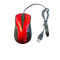 Silent USB Optical Wired Scroll Wheel Mouse For PC Laptop Notebook Desktop Ergonomic Red Mice 0
