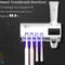 Automatic Toothpaste Dispenser With UV Light Sterilizer Toothbrush Holder Cleaner For Family Use 6