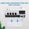 Automatic Toothpaste Dispenser With UV Light Sterilizer Toothbrush Holder Cleaner For Family Use 8