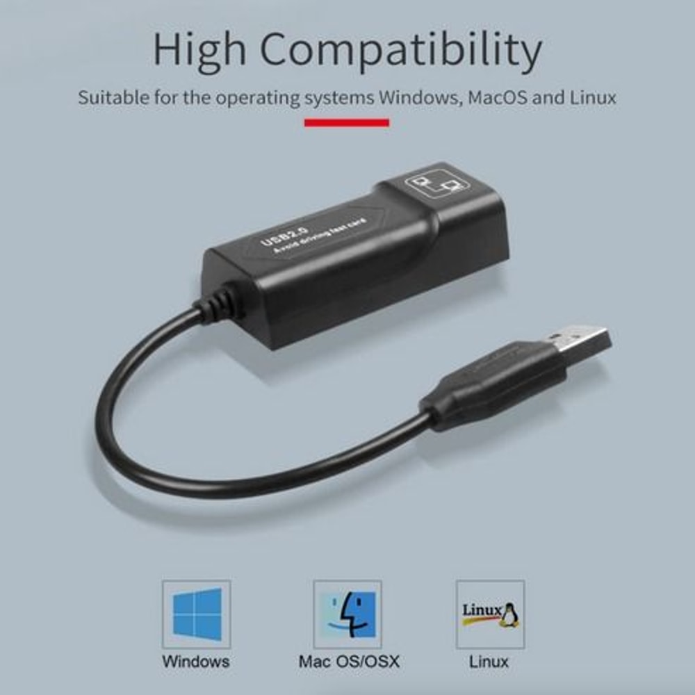 USB To Gigabit Ethernet LAN Network Adapter For Windows PC Mac Wired Connection 7
