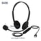 USB Headset Headphone With Microphone Noise Cancelling For PC Computer Call Chat Zoom Meetings Offi 2