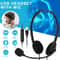 USB Headset Headphone With Microphone Noise Cancelling For PC Computer Call Chat Zoom Meetings Offi 1