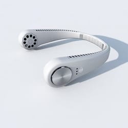 neck fan cooling air cooler little electric air conditioner, usb portable hanging hands free wearable fan