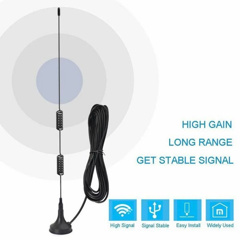Radio Walkie Talkie Antenna Durable VHF UHF Dual Band Signal Booster For Handheld Radios 4