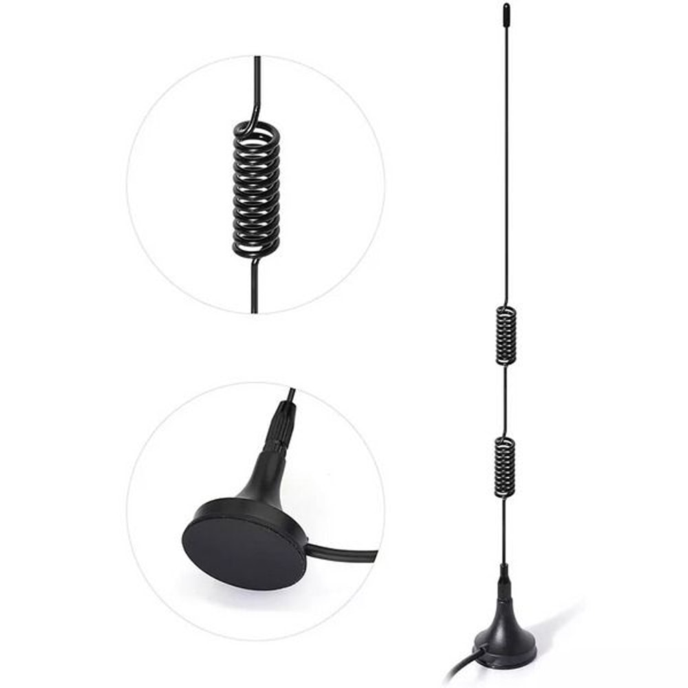 Radio Walkie Talkie Antenna Durable VHF UHF Dual Band Signal Booster For Handheld Radios 6