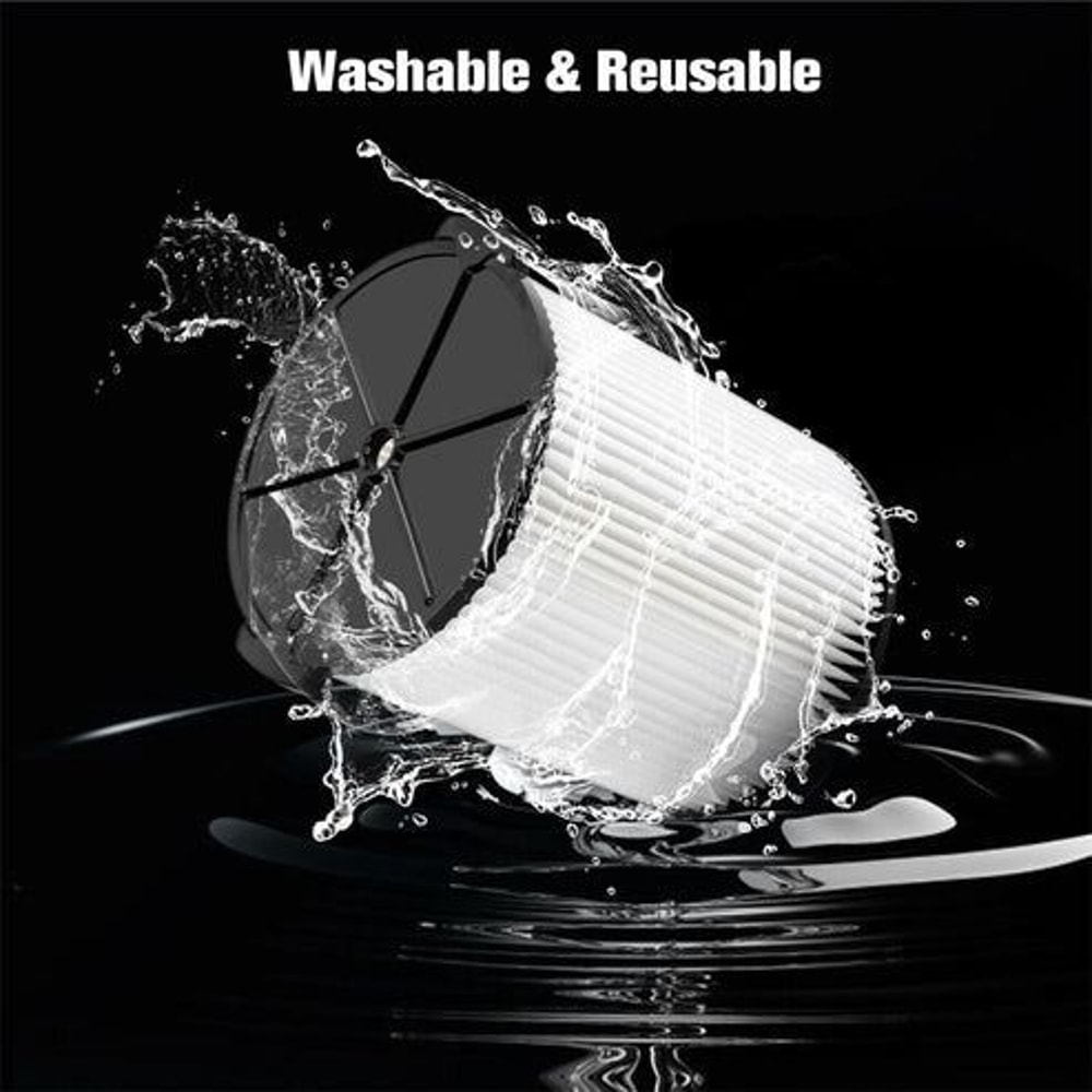 Wet Dry Washable Vacuum Garage Shop Vac Pleated Filter Replacement High Filtration 1