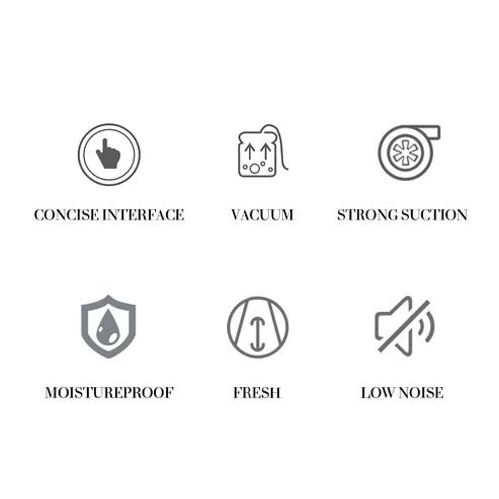 Automatic Vacuum Sealer Machine With Seal Bag Food Preservation Storage Saver For Fresh Meals 13