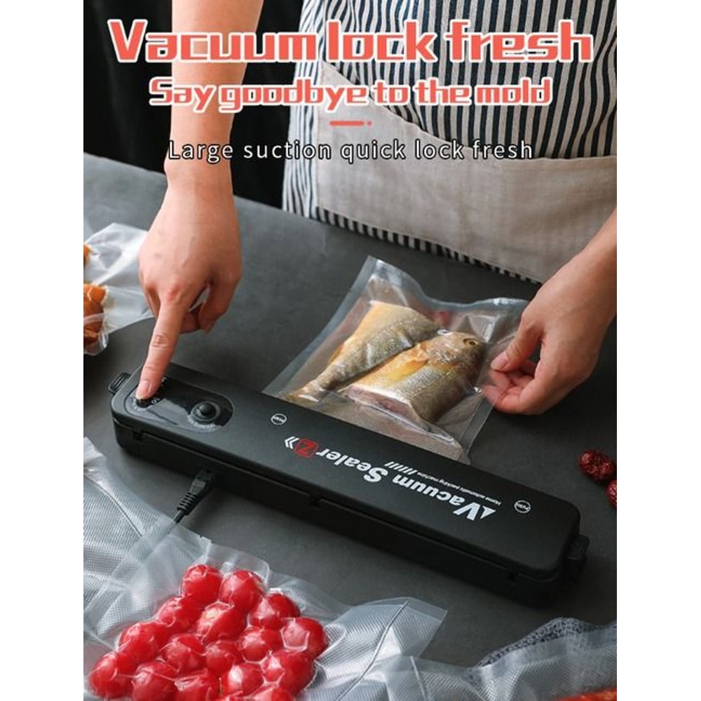Automatic Vacuum Sealer Machine With Seal Bag Food Preservation Storage Saver For Fresh Meals 14