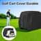Passenger Waterproof Golf Cart Cover Zipper Design Fits EZ GO Club Car Secure Elastic 8